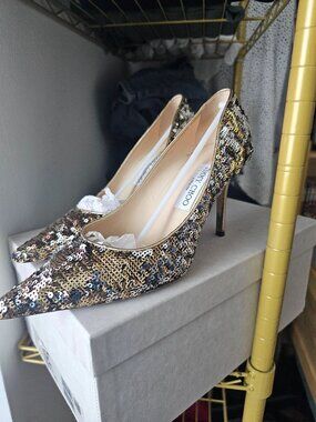 Jimmy Choo Agnes Heels 38 1/2